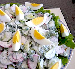 Рецепт салата весна очень просто и вкусно