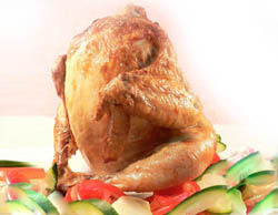Как приготовить курицу запеченную в духовке на банке к новогоднему столу